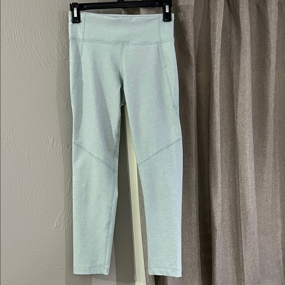 Outdoor Voices Light Mint Workout Leggings
